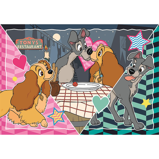 Puzzle 3 x 48 pçs - Disney Classics 4