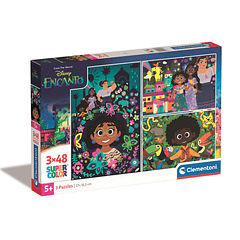 Puzzle 3 x 48 pçs - Encanto