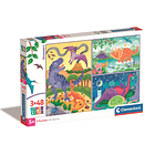 Puzzle 3 x 48 pçs - Dinossauros 1