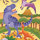 Puzzle 3 x 48 pçs - Dinossauros 2