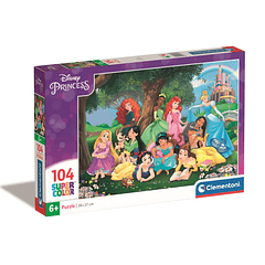 Puzzle 104 pçs - Disney Princess