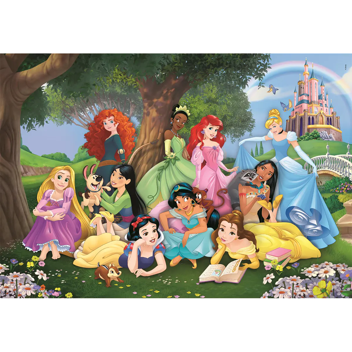 Puzzle 104 pçs - Disney Princess | Cubos Luminosos