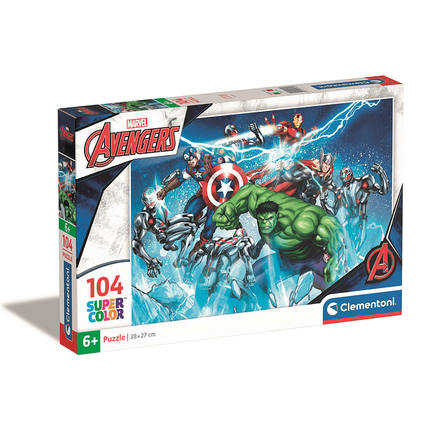 Puzzle 104 pçs - Marvel Avengers 1