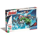 Puzzle 104 pçs - Marvel Avengers 1