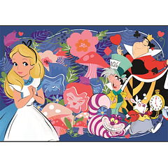 Puzzle 104 pçs - Alice no País das Maravilhas