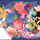 Puzzle 104 pçs - Alice no País das Maravilhas 2