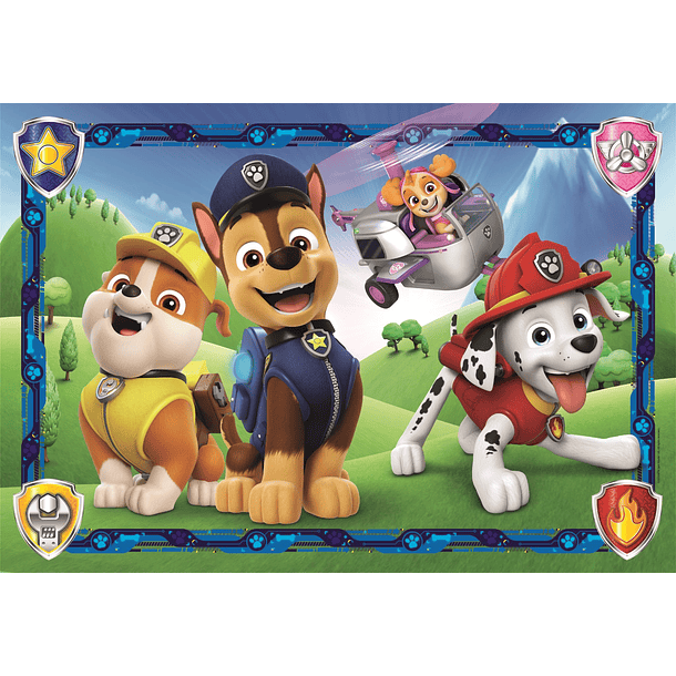 Puzzle 104 pçs - Patrulha Pata 2
