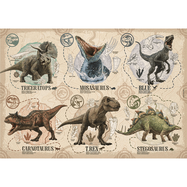 Puzzle 104 pçs - Jurassic World 2