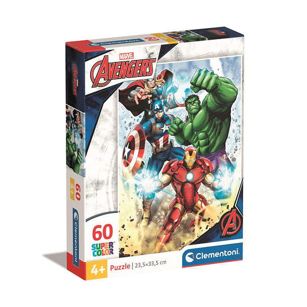 Puzzle 60 pçs - Marvel Avengers 1