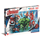 Puzzle 180 pçs - Marvel Avengers 1