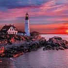 Puzzle 500 pçs - Farol de Portland 2