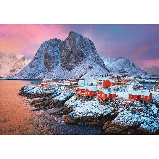 Puzzle 500 pçs - Hamnoy Village 2