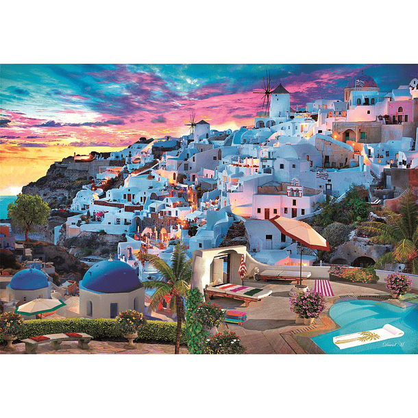 Puzzle 500 pçs - Greece View 2