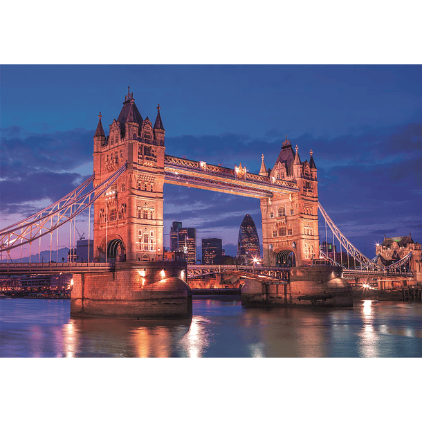 Puzzle 1000 pçs - Tower Bridge à Noite 2