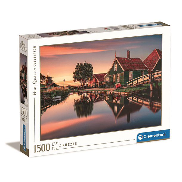Puzzle 1500 pçs - Zaanse Schans 1