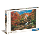 Puzzle 2000 pçs - Glade Creek Grist Mill 1