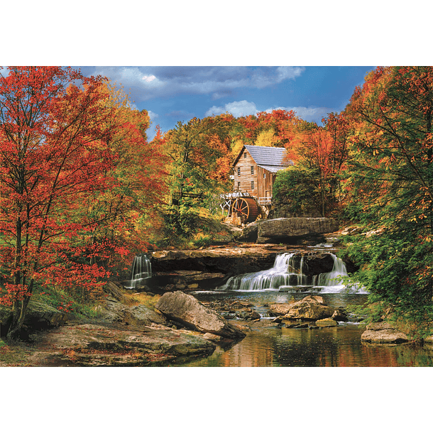 Puzzle 2000 pçs - Glade Creek Grist Mill 2