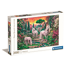 Puzzle 2000 pçs - Classical Garden Unicorns 1