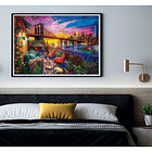 Puzzle 3000 pçs - Manhattan Balcony Sunset 3