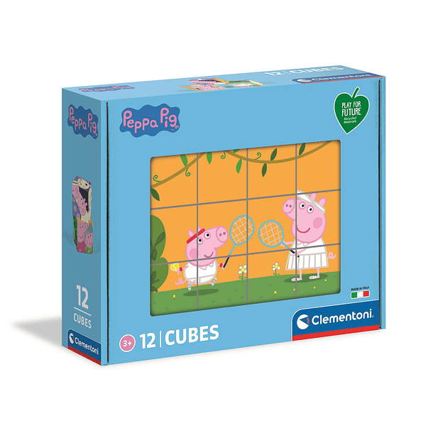 Puzzle 12 Cubos - Peppa Pig 1