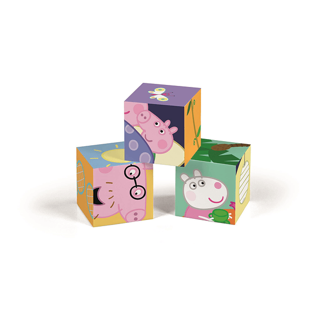 Puzzle 12 Cubos - Peppa Pig 2