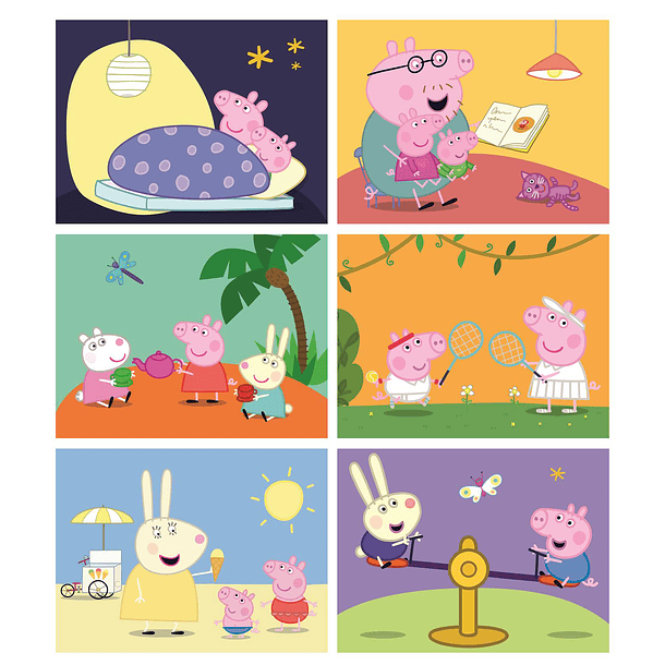 Puzzle 12 Cubos - Peppa Pig 4