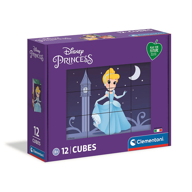 Puzzle 12 Cubos - Disney Princess 1
