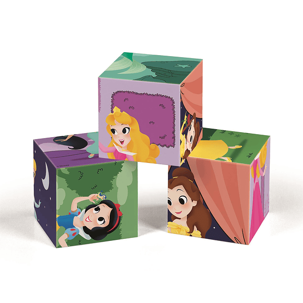 Puzzle 12 Cubos - Disney Princess 2