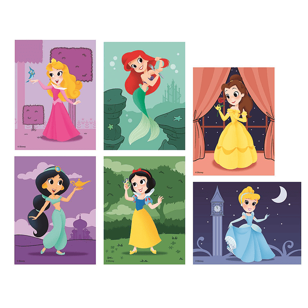 Puzzle 12 Cubos - Disney Princess 4