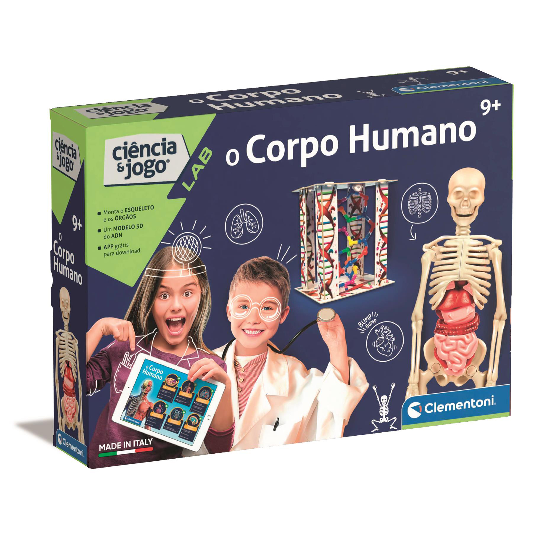 O Corpo Humano  Cubos Luminosos