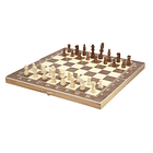 CB Games - Jogo de Xadrez + Damas + Gamão de Madeira 2
