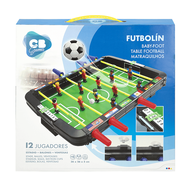 CB Games - Mesa de Matraquilhos com Ventosas 1