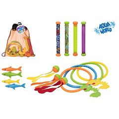 Aqua World - Conjunto de Jogos de Piscina