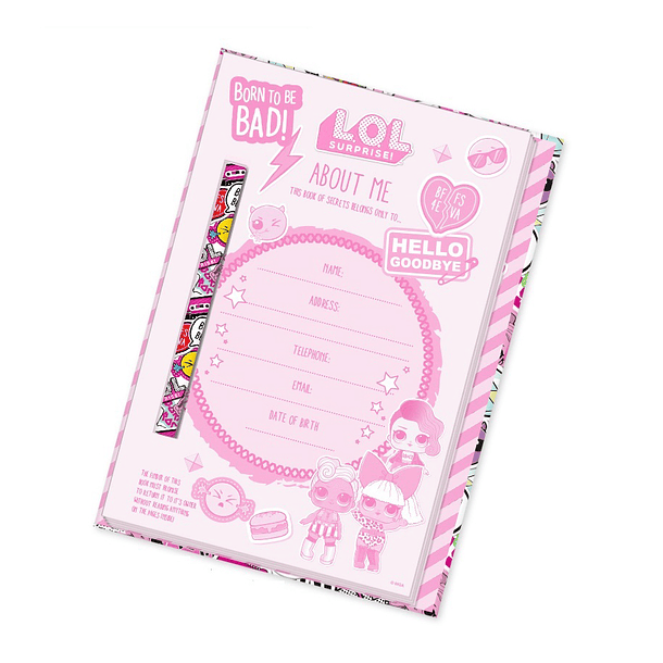 LOL Surprise - Diário A6 com Cadeado 2