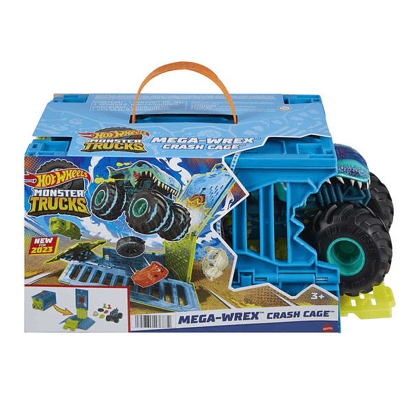 Hot Wheels Monster Trucks - Mega-Wrex Jaula Gigante 1