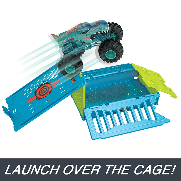 Hot Wheels Monster Trucks - Mega-Wrex Jaula Gigante 4