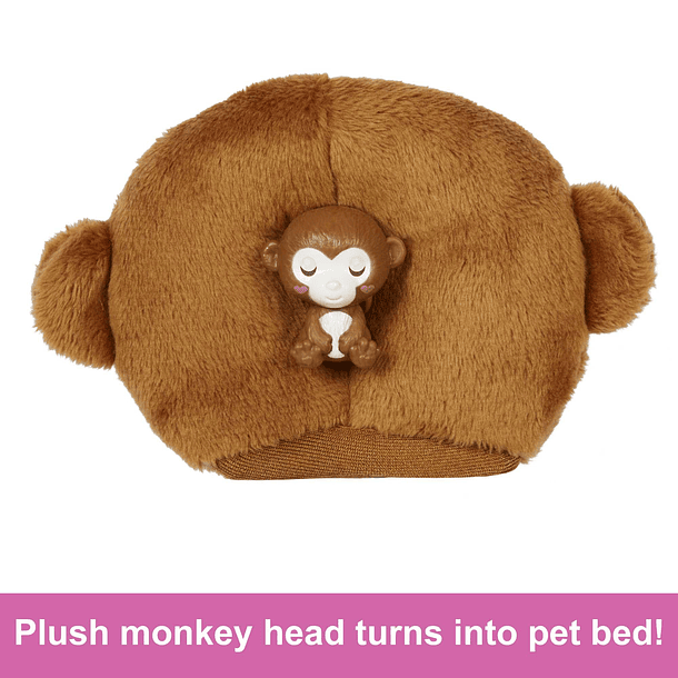 Barbie Cutie Reveal Amigos da Selva Macaco 5