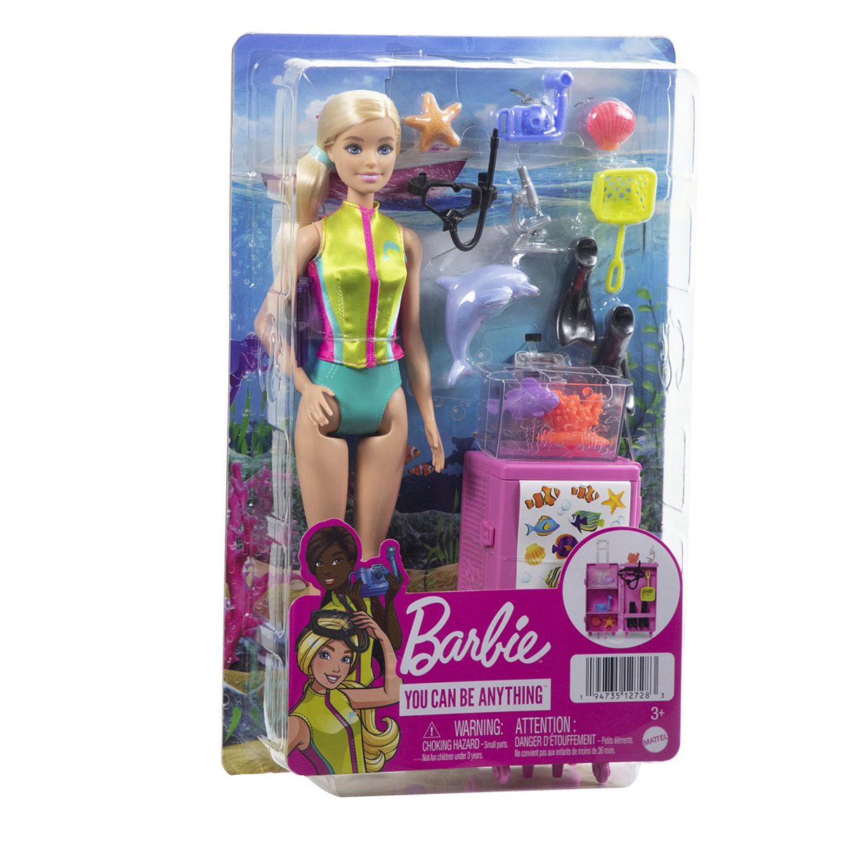 Barbie - Boneca tu podes ser bióloga marinha, EU QUERO SER