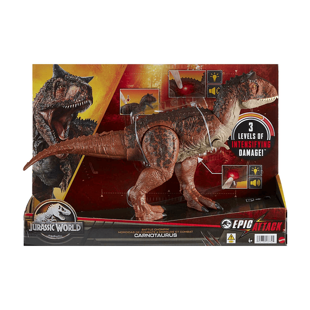 Jurassic World Carnotaurus Mordidas de Combate 1