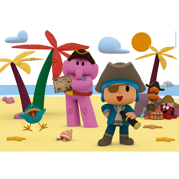 Puzzle 2x20 pçs - Pocoyo 3