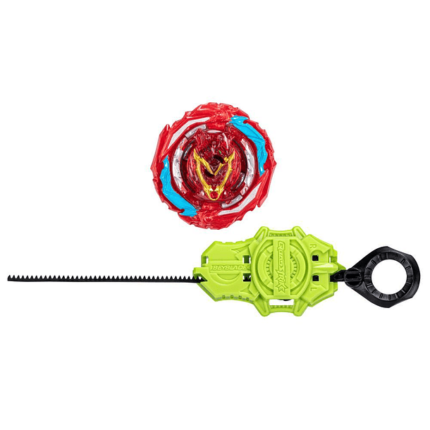 Beyblade QuadStrike Pião e Lançador - Zeal Achilles A8 2