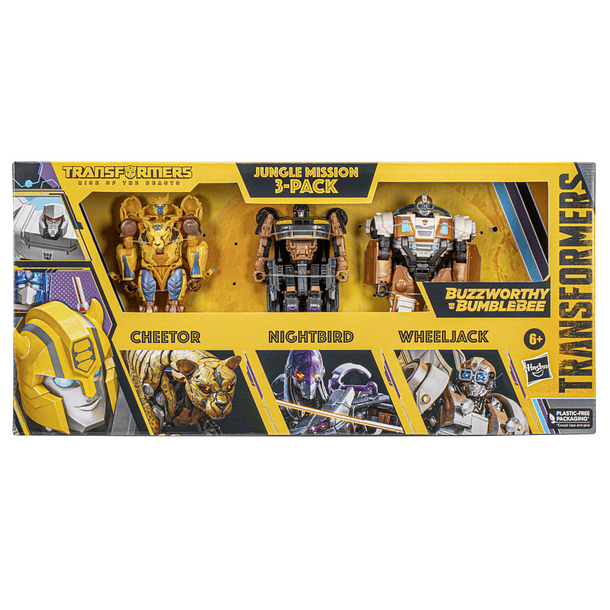 Jungle Mission 3-Pack - Cheetor, Nightbird & Wheeljack 1