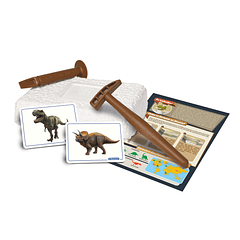 Kit Arqueologia - Tiranossauro Rex + Triceratops
