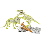 Kit Arqueologia - Tiranossauro Rex + Triceratops 3