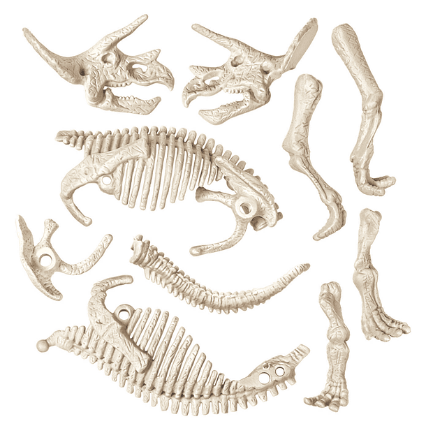 Kit Arqueologia - Tiranossauro Rex + Triceratops 4
