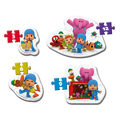 Puzzle 3+6+9+12 pçs - Pocoyo