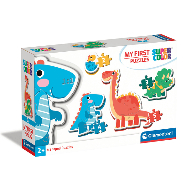 Puzzle 3+6+9+12 pçs - Dinossauros 1