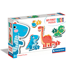 Puzzle 3+6+9+12 pçs - Dinossauros 1
