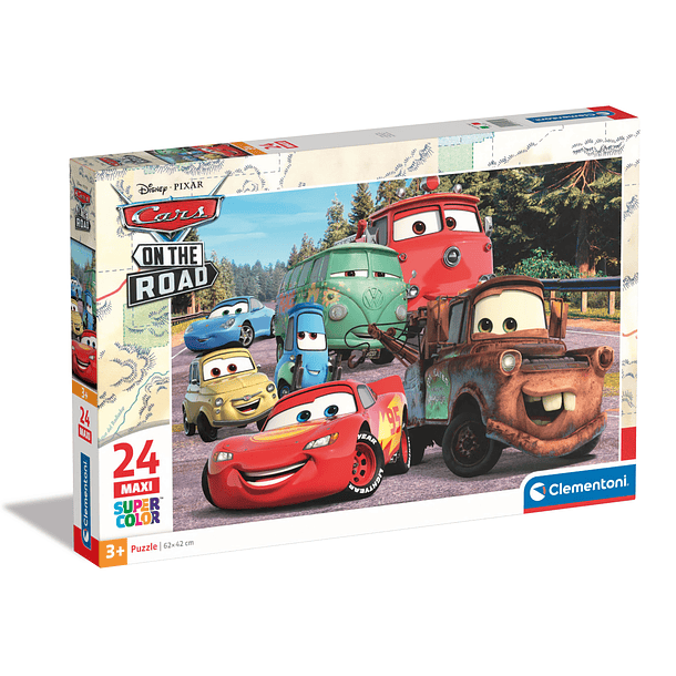 Puzzle Maxi 24 pçs - Cars On The Road 1