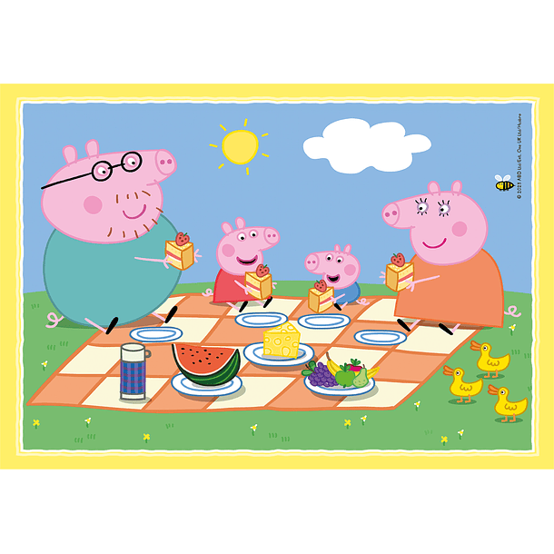 Puzzle 4 em 1 - Peppa Pig 3